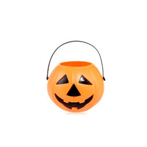 Calabaza Halloween Plastico 17cm