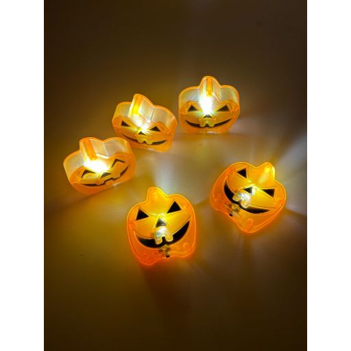 Decoracin calabaza con luz 6x5cm